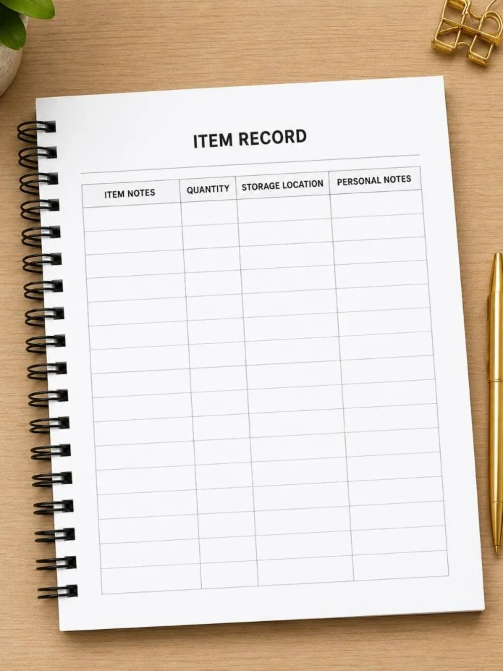 Seller Planning Workbook Journal